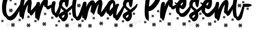 Christmas Present字体转换